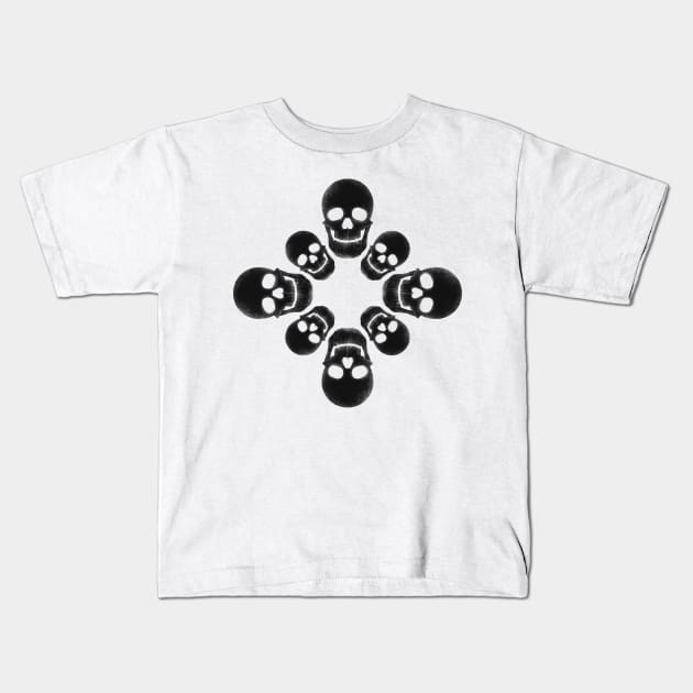 Skulls Kids T-Shirt by KristjanLyngmo